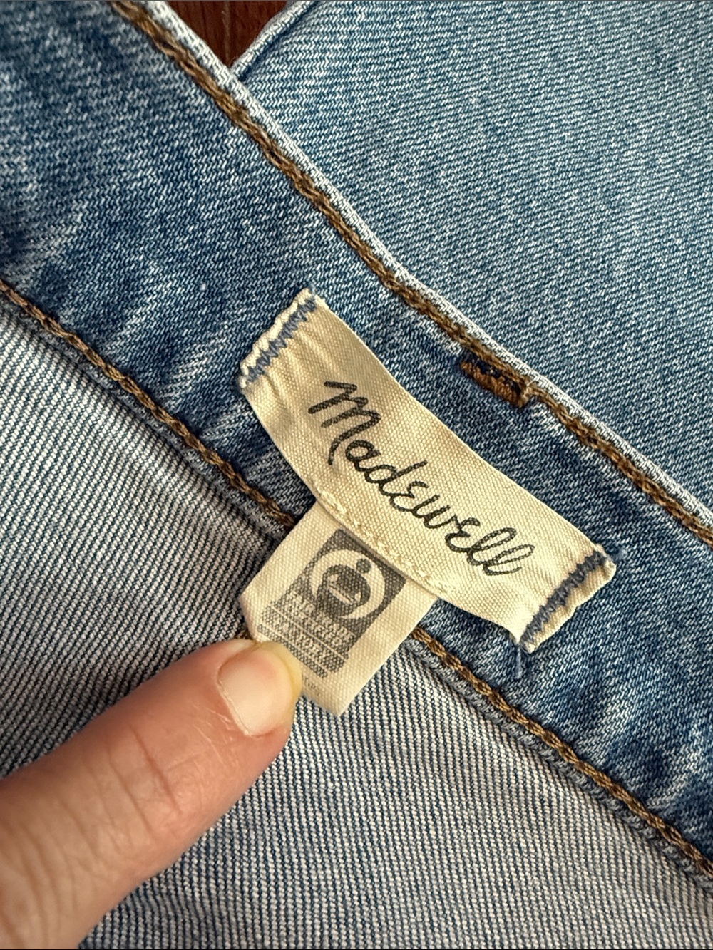 NWOT Madewell Light Blue 11” Flare Leg High Rise Denim Jeans 28 - Picture 3 of 7